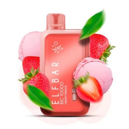 Elf Bar BC 10000 - Heart Freeze Strawberry Ice Cream 5%